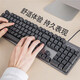 G机械键盘 有线键盘 游戏办公键盘  全尺寸背光龙华 K845龙华轴 红轴+G502 HERO