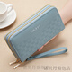 Nobeldam Wallet Growth Women's Double Pipe Bolsa de teléfono móvil Billetera para mujeres Gran capacidad Modetera de monedas Custom 211 Pink