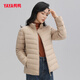 鸭鸭轻薄立领短款女式羽绒服冬季简约时尚女式优雅小外套