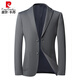 Pierre Cardin Business Thin Dünn elastischer Atmungsanzug 2025 Frühlings- und Herbst-Herren-Vater-Anzug Business High-End-Anzug Jacke 9928 Blau M 170/100-120jin [Jin gleich 0,5 kg]