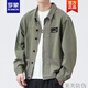 
Romon (ROMON) jacket men's spring and autumn 2025 lapel autumn clothes men's work jacket early autumn jacket top new product [upgrade version] K12806 gray M [recommended 90-120Jin [Jin equals 0.5 kg]]