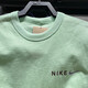Nike (NIKE) short-sleeved T-shirt men's summer new sportswear fashion trend printed round neck half-sleeved shirt casual top HF6172-376 green cotton XL