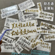 3D dreidimensionale Metallaufkleber Inspirierende Textzitate für die College -Aufnahmeprüfung Teenager motivieren goldene Sätze Metallaufkleber Schreibtisch Buch Mobiltelefonnummer L693 - Guanguan Sad Guanguan Pass Goldene Farbe