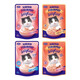 Dali Cat Happy Fish Buns Hai Zhi Zhi Cat Snacks Wet Food Packs Soft Pack Cans 60g*12 Packs/Box Cat Canned Bonito+Chicken+Tuna 1 box 12 bags/box