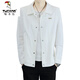 Woodpecker 2025 new men's jacket thin summer sun protection jacket casual high-end men's breathable ice silk jacket H672 white 3XL 155-170Jin Jin is equal to about 0.5 kg