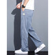 
VANCL American retro casual jeans for men 2025 new summer thin pants loose straight trousers YMO-1048 black M