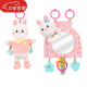 Trabajador Carriae para bebés Seguridad de seguridad Mirror para niños Redecha retrovisor de la canasta de bebé espejo Interior de punto ciego Reflector Little Rabbit Seat Observation Mirror