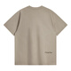 MARK HUAFEI [7A Antibakteriell + Anti-Mititen Cooles Gefühl] Kurzärmeliges T-Shirt für Männer 25 Frühling und Sommer atmungsaktives, locker gestickte einfache lässige T-Shirt 701 Khaki S (High 155-165 Gewicht 55-60)