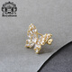 Royal sasa royal salsa hollow butterfly brooch exquisite temperament high-end imitation crystal corsage daily versatile pin lapel pin