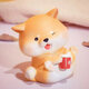 Süße kleine Shiba Inu Desktop Ornamente Japanische Auto -Inneneinrichtung für Freunde und Besties Geburtstagsgeschenke für Frauen. Eine Reihe von Xiaochai + Geschenktüten ( + Wickelpapier)