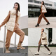 EP Yaying women's shoes, work style thick-soled sheepskin leather Martin boots straps hiking boots shopping mall same style XJ01A black 37