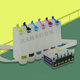 Convient pour Epson R230 210 R330 R270 T50 1390 1430 Cartouche d'encre d'imprimante L805 R230 R210 PLUS D'ENK (Old Model)