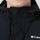 Columbia25春夏新款哥伦比亚男户外防风防泼水透气连帽外套WE4839 011-黑色 S 170/92A