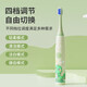 Xiaomi Wolf Sonic Children's Electric Toothbrush 3-6-12-15 Years Old Home Rechargeable Full Body Washable Fine Soft Bristle Brush Head Toothbrush Extra Long Life Deep Cleaning Gum Protection Anti-moth and Stain Remover Rechargeable 3 Brush Head Angel Blue 3-12 Years Old
