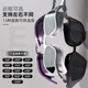 WATERTIME swimming goggles, large frame, high-definition myopia coating, waterproof and anti-fog, men's and women's adult swimming goggles and swimming cap set equipment, phantom/black, left and right, different photos of this item, please contact customer service to note the degree.