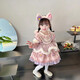 G.DUCKKIDS小黄鸭童装玲娜贝尔公主裙夏季女童连衣裙洋气洛丽塔宝宝生日裙子 6621春秋款 90 尺码1~2岁【 80-90cm】