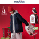 nautica white sail【联名限量】白帆×爆尼膏 日系无性别三合一厚外套棉服BGJW4401 浅灰白01G M