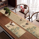 Chuangjingyi wählt Tee Tischtuch Pad Qianlijiangshan Map Table Flag Tee Matte Chinese Zen Diatom Schlamm Wasser-Absorption Tee Tisch Matte Langstreifen Tisch Tuch Qianlijiangshan-Nd-12045 30*160c.m []