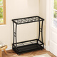 Solno Umbrella Rack Storage Shelf Home Hotel Lobby Commercial Umbrella Hanging Umbrella Storage Shelf Umbrella Bucket Door Hanging Umbrella Rack Black Garnish 9201-18 Holes 10 Hooks