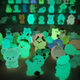 Yusenyi mignon animal lumineux petit sac aveugle petit ornement fille coeur mignon internet célébrité cochon petit animal simulation caricaturé carton blind sac aveugle mystérieux sac aveugle - 100 sacs