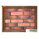 
XMSJ Red Cultural Brick Red Brick Retro Small Villa TV Background Wall Ceramic Tiles Outdoor Antique Cultural Stone Exterior Wall Brick 625/608/664/677/656 Corner Position 15 pieces/ Others