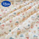 Disney (Disney) baby blanket pure cotton big ears newborn blanket swaddle newborn baby delivery room small quilt autumn and winter thickened Forest Rabbit-400 grams spring and autumn 90*90