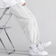 Dingfengbaoluo Solid Color Vielseitige Freizeithosen für Männer Frühling und Sommer bequem