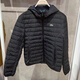 LACOSTE French crocodile men's autumn and winter casual lightweight warm water-repellent short down jacket for men | BH8522 031/black L 50