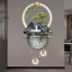Zeichnen der Stadt Fulu Jinshan Eingang Dekorative Malerei Landschaft hochrangiger dreidimensionaler LED-Wandlampenmalerei Eingangsflur und Korridorhängung Fulu Jinshan ZP4836+ZP4837+ZP4839 60*130 cm gewöhnliche Hängsmalerei ohne Lichter