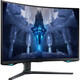 Samsung Odyssey 32-Zoll 4K ultraklarer MiniLED E-Sport-Monitor High Brush Computer HDR2000-Bildschirm 1000R gebogener Riesenbildschirm für Spiele und Unterhaltung 4K gebogener Bildschirm nativ 165 Hz S32BG754NC