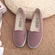 New spring and summer old Beijing cloth shoes wear-resistant non-slip soft sole for women with one-foot lightweight beef tendon sole work shoes single shoes 902 powder 35