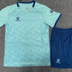 卡尔美（KELME）足球服套装短袖男成人儿童比赛训练服组队服定制印号印字球衣 1006天蓝色 3XS【115-125】