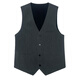 
Ayou fat big size suit men's business formal suit groom best man wedding two-piece suit black single vest M