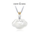 Zhou Dasheng always smiles Buddha Chalcedony Pendant Big Belly Buddha Jade Necklace for men and women as a birthday gift for boyfriend