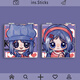 CANCHI Midea PERIPHERAL MISIDE Juego de terror de terror 2D estudiante maquillaje de doble cara lindo espejo mita-l14699 espejo