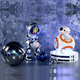 Ji Litian Cyberpunk Space Robot Indoor и Outdoor Technology Atmosphere Sculpture Dornments Модель 1