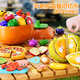 
Sugar rice fruit cut Le children's toys peelable vegetables big persimmon storage can bite boys and girls gifts