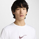 
Nike (NIKE) official HYVERSE DRI-FIT men's sun protection quick-drying short-sleeved top summer T-shirt HV4882 100 white/bright burgundy red/silver XL