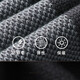 Pull-back scarf men's birthday gift warm and thickened windproof and cold-resistant boyfriend winter warm scarf autumn and winter outdoor small square black