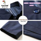 
Woodpecker Lapel New Jacket Men's Spring and Autumn Thin Business and Casual Middle-aged Daddy Clothing Men's Solid Color Jacket 1048 Light Gray L