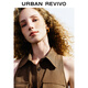 Ur automne nouveau vêtements pour femmes Maillard Robe sans manche de style rétro Uwl740068 Browe Deep M