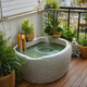 
Garden fish pond landscape rockery fountain balcony garden turtle pond courtyard villa Fengshui tank decoration flowing ornaments 6630 blue-gray flowing water landscape combination