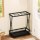 Solno Umbrella Rack Storage Shelf Home Hotel Lobby Commercial Umbrella Hanging Umbrella Storage Shelf Umbrella Bucket Door Hanging Umbrella Rack Black Garnish 9201-18 Holes 10 Hooks