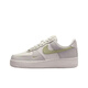 耐克（NIKE）Air Force 1 Mini Swoosh AF1女子全白金空军一号休闲运动板鞋 IB3881-001白绿 38 (240mm)