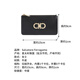Second-hand 99 new unused Ferragamo women's bag women's leather Gancini credit card bag card holder 220629 0770767 black