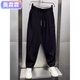 Aojunlin Sommer neuer Stil Dünne, atmungsaktiven, hängenden lässigen Hose für Männer für leichte lose Plissee Harem Hosen für Männer Khaki m -120jin [Jin entspricht 0,5 kg]