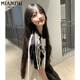 Cotton three-bar heavy pure cotton round neck short-sleeved T-shirt for women in summer loose casual half-sleeved thin top white [U692 high quality 24.5] XL 115-130Jin [Jin equals 0.5 kg]