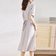 Robe de marque haut de gamme Nosskiss Luxury pour les femmes 2025 Été Nouveau style haut de gamme Slim et Slim Small Jirt Picture Color M [90-115Jin [Jin est égal à 0,5 kg]]]