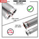 XMSJ VIS MONTAGE ULTRA-SOFT RETRACTABLE TUBE COLUE FORMIÈRE COMPRISE FAST ELASS