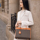 Pierre Cardin Frauenhandtasche große Kapazität Eins Schulter -Crossbody -Tasche Tasche vielseitige Mama -Tasche Frauen Urlaubsgeschenk für Freundin Brown/Gelbbraun 340*135*260 mm